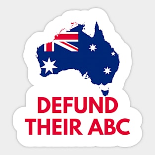 Defund Their ABC Sticker